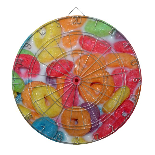 Fruity Cereal Dartboard (Front)
