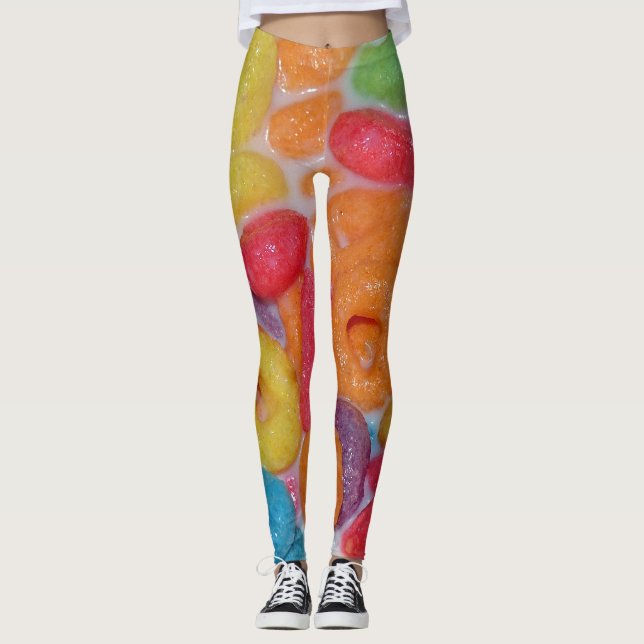 Fruity Cereal Leggings (Front)