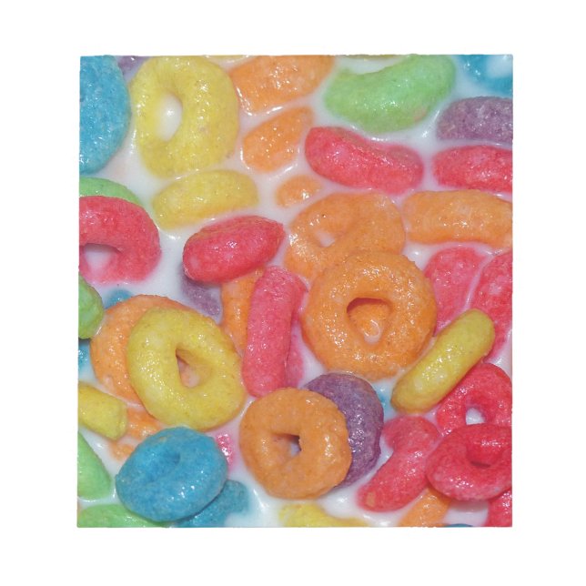 Fruity Cereal Notepad (Front)