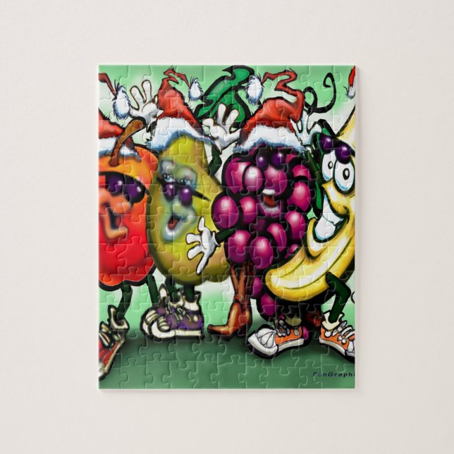 Fruity Christmas Jigsaw Puzzle (Vertical)