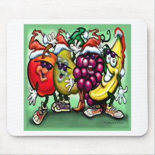 Fruity Christmas Mouse Pad