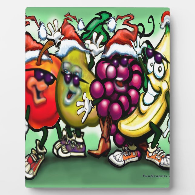 Fruity Christmas Plaque (Front)