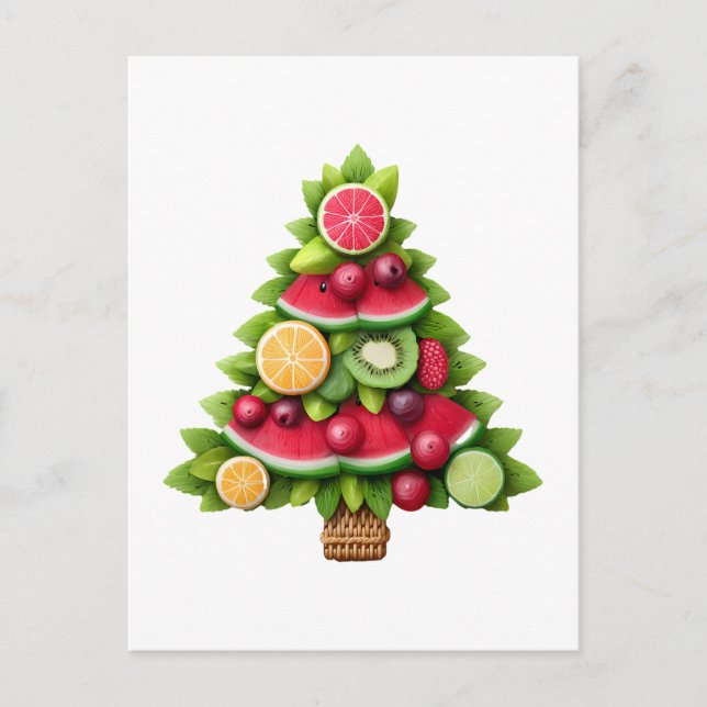 Fruity Christmas Tree Healthy Holiday Design (Front)