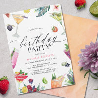 Fruity Cocktail Party | Cute Summer Adult Birthday