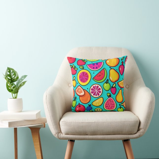Fruity Delight Pattern Cushion (Chair)