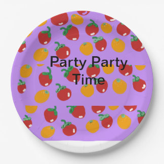 Fruity Delights  Paper Plate