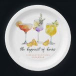 Fruity Drinks Bridal Shower Paper Plate<br><div class="desc">Fruity Drinks Bridal Shower paper plates</div>