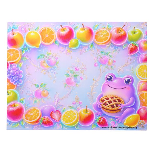 Fruity Frog Notepad (Front)