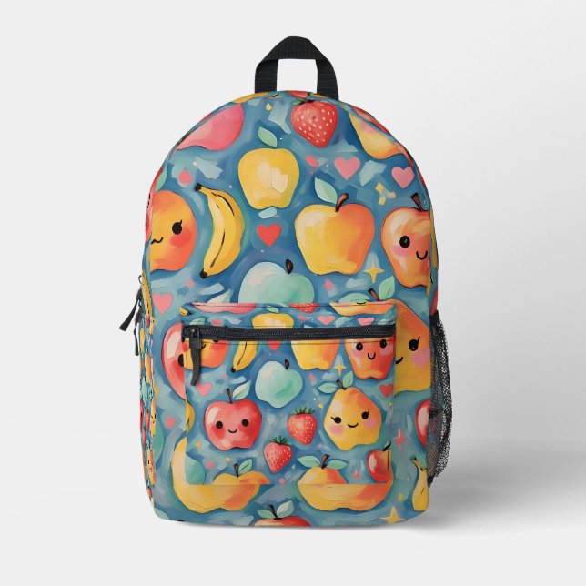 Fruity Fun Parade Printed Backpack (Front)