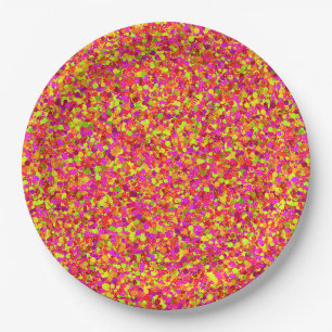 Fruity Glitter Dots-PAPER PLATES