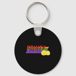 Fruity lemon hawaii summer vacation beach ocean key ring