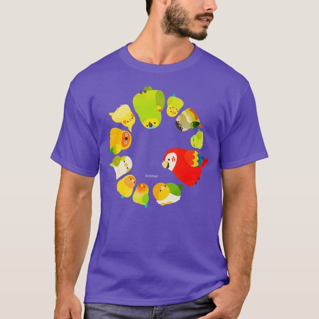 Fruity Parrots March T-Shirt (Front)