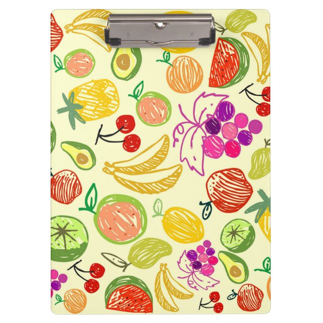 Fruity Pattern Clipboard (Front)