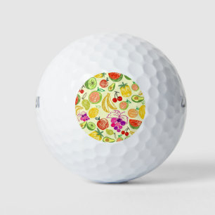 Fruity Pattern Golf Balls