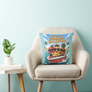 Fruity Summer Vacation Cushion