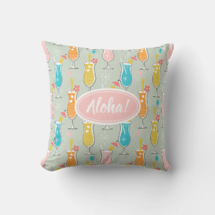 Fruity Tiki Beverages Cushion