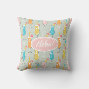 Fruity Tiki Beverages Cushion