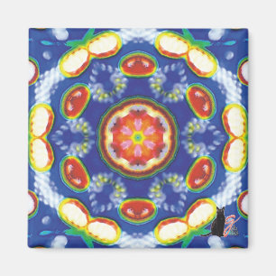 Fruity Tooty Kaleidoscope Magnet