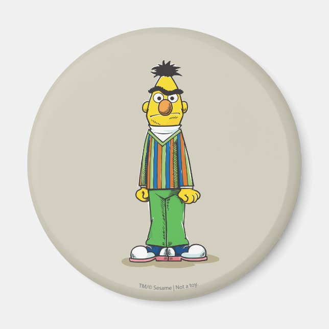 Frustrated Bert Magnet (Front)