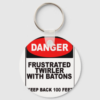 Frustrated Twirler Key Ring