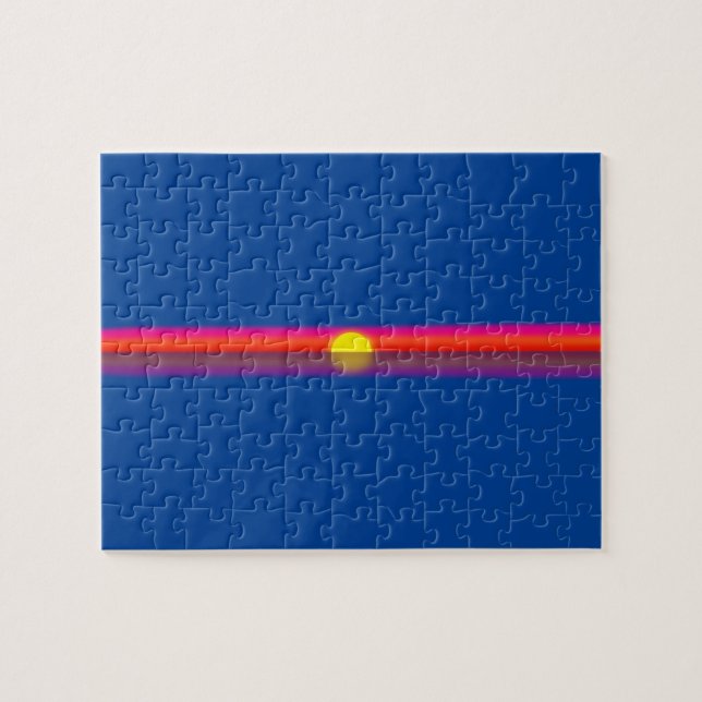 Frustrating Ocean Sunset Jigsaw Puzzle (Horizontal)