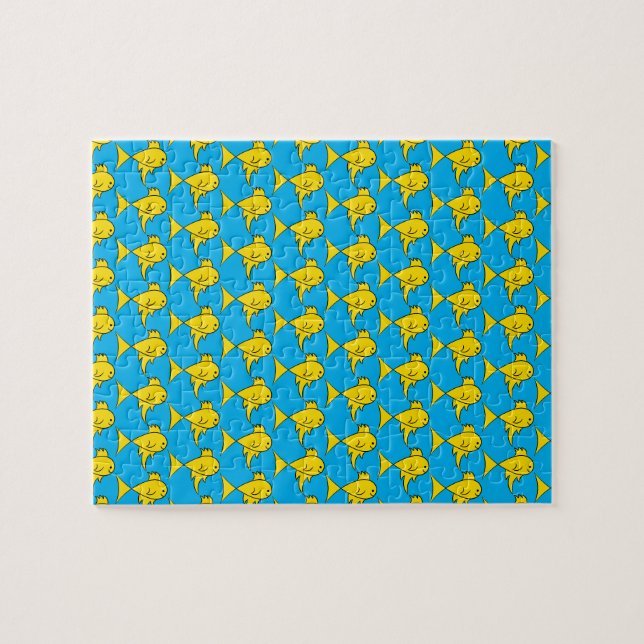 Frustrating School of Fish Jigsaw Puzzle (Horizontal)