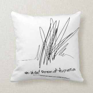 Frustration Throw Pillow! Cushion