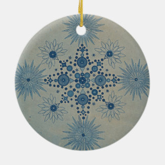 Frustules of Diatoms by Julius Wiesner Ceramic Ornament