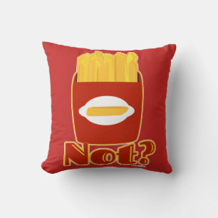 Fry Not Cheeky French Fries Design Cushion