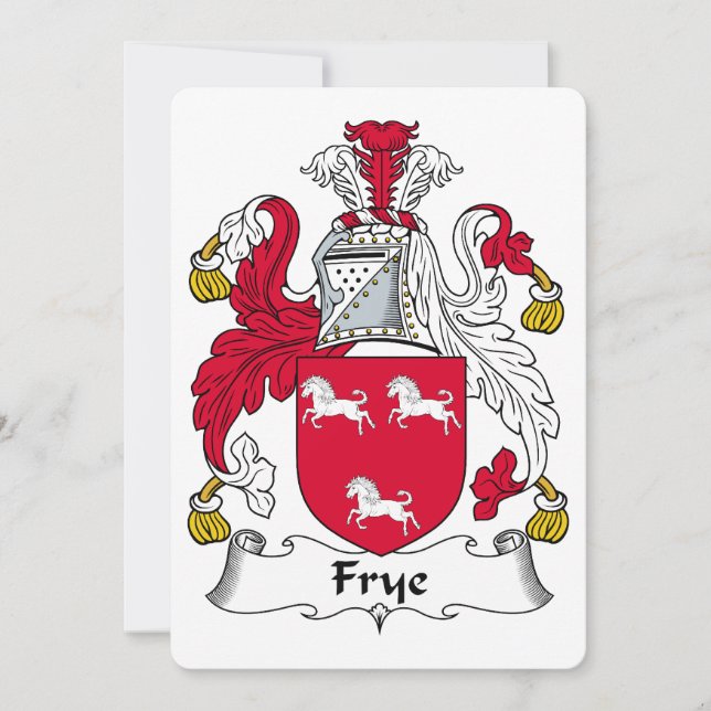 Frye Family Crest (Front)
