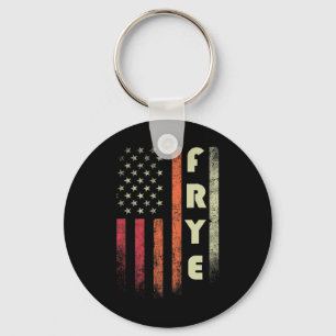 Frye Surname Funny Retro Vintage Birthday American Key Ring