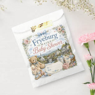 Fryeburg Maine Baby Shower Favour Bag