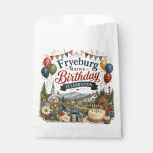 Fryeburg Maine Birthday Favour Bag