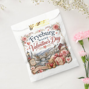Fryeburg Maine Valentine’s Day Favour Bag