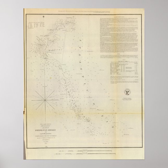 FryingPan Shoals, Cape Fear River Poster (Front)