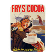 Fry's Cocoa Aviator Magnet