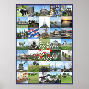 Fryslan Boppe Friesland Photo Poster