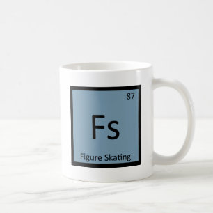 Fs - Figure Skating Sports Chemistry Symbol Coffee Mug