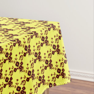 FS Style 1-Red-Yellow 2-52x70 COTTON TABLECLOTH