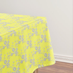 FS Style 1-Yellow-White 2-52x70 COTTON TABLECLOTH