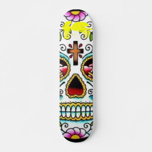 FS sugar skull skate board