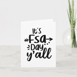 Fsa Day Yall Cute Test Day For Students Teachers Card
