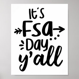 Fsa Day Yall Cute Test Day For Students Teachers Poster