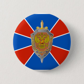 Fsb, Russia flag 6 Cm Round Badge
