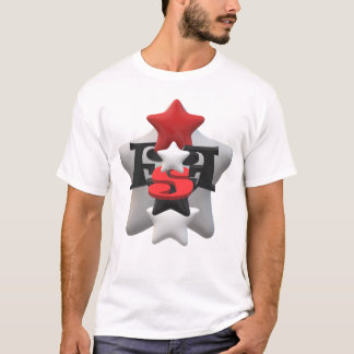 FSF 'Stacked Stars' logo Basic White T-Shirt
