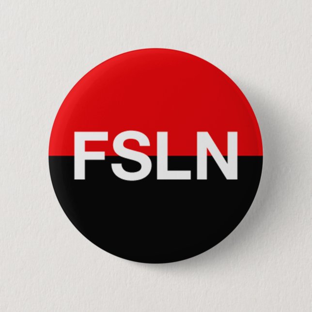 FSLN 6 CM ROUND BADGE (Front)