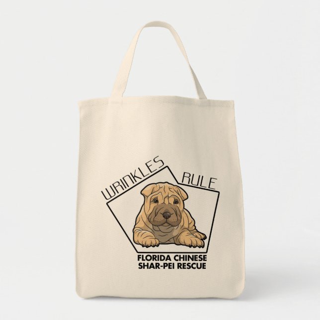 FSPR Grocery Tote Wrinkles Rule Bag (Front)