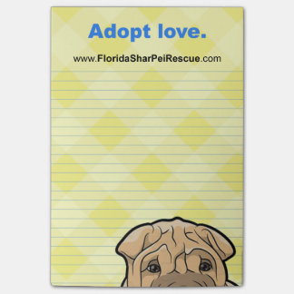 FSPR Post It Pad - Adopt Love. Post-it Notes