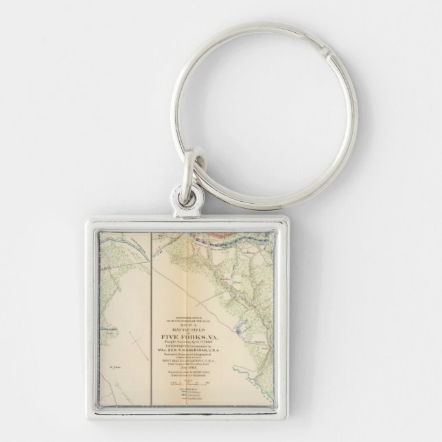Ft BradyFt Burnham Five Forks Key Ring (Front)