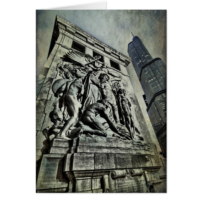 Ft Dearborn Monument (Front)